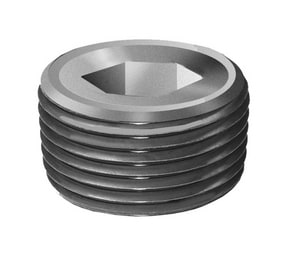 1 Blk Stl Hex Csk Plug