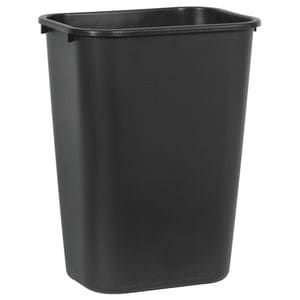 10-1/4G Deskside Plas Wst Bskt Blac
