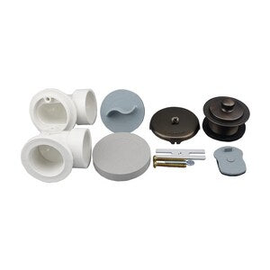 W&O Pvc S40 L&T H/Kit Brs Orb