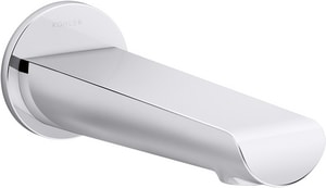 Non-Diverter Tub Spout in Polished Chrome