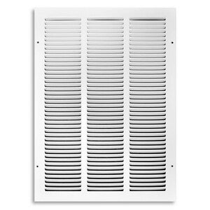 14 x 20 in. Residential Return Grille White Steel