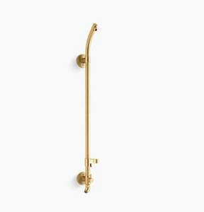 28-1/2 in. Shower Rail in Vibrant® Brushed Moderne Brass