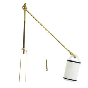 Brass Trip Lever Tub Drain Linkage Assembly with Plastic Plunger