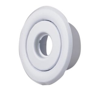 1/2 in. Recessed Fire Sprinkler Escutcheon in White