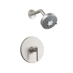 Single Handle Multi Function Shower Faucet in Brushed Nickel (Trim Only)