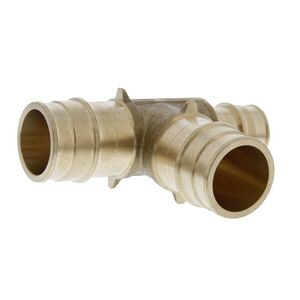 1 x 3/4 x 1 in. F1960 Brass PEX Reducing Tee