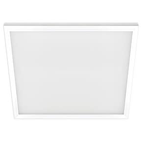 91/100 x 24 in. 48W 1-Light Integrated LED Flush Mount Ceiling Fixture in White