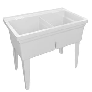 Dbl Ldry Sink W/Legs