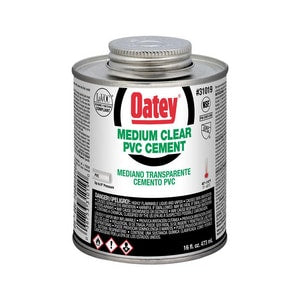 16 Oz Pvc Med Clr Cmnt