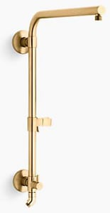 Shower Rail in Vibrant® Brushed Moderne Brass