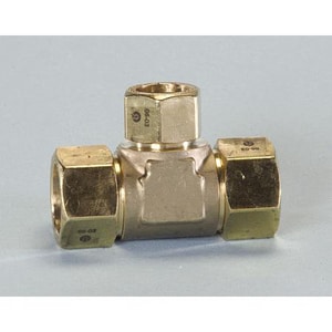 3/4X1/2 Fem Tee Tube X Tube Out