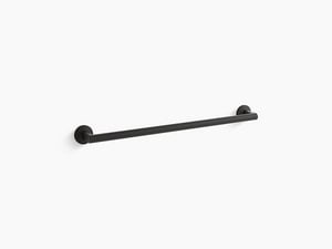 24 in. Towel Bar in Matte Black