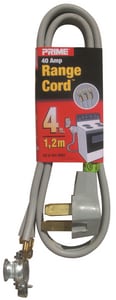 4Ft 3 Wire Range Cord 40 Amp