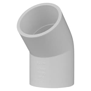 1-1/2 Pvc S40 Sxs 45 Ell