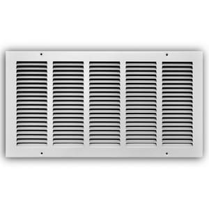 20 x 14 in. Residential Return Grille White Steel