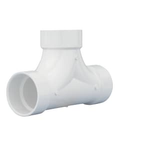 3 Pvc Dwv 2 - Way Co Tee