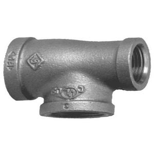 1-1/2X1-1/4X3/4 Galv Mi 150# Tee