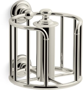 Wall Mount Toilet Tissue Holder in Vibrant Polished Nickel