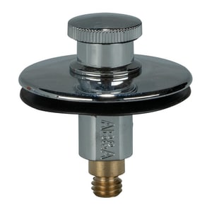 Half Kit Trim with Plastic Stopper in Polished Chrome