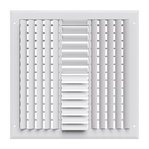14X14 Alum 4Way Curv S/C Reg Whit