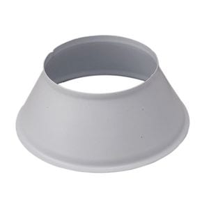 Fire Sprinkler Escutcheon Flush Skirt in White