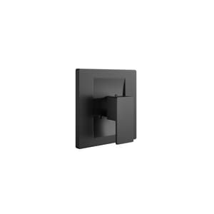 Single Handle Pressure Balancing Valve Trim in Matte Black