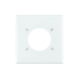 2G Recept Wall Plt Whit