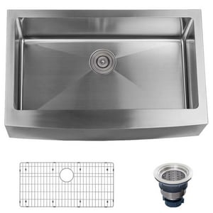 33 Uc Sgl Basin Ss Kitc Sink W/Apn