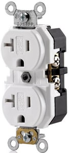 20 Amp Tp Dup Recept Whit