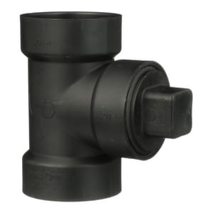 1-1/2 Abs Dwv Co Tee W/Plug