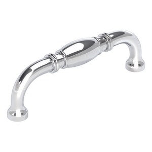 Granby 3-3/4 in (96 mm) Center-to-Center Polished Chrome Cabinet Pull