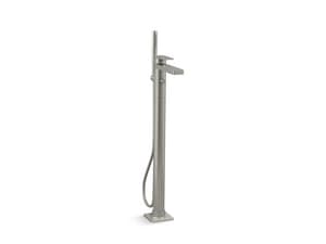 Single Handle Floor Mount Filler in Vibrant® Brushed Nickel (Trim Only)