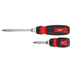 2Pc 14-In-1 Ratcheting Multi-Bit And 8-In-1 Ratcheting Compact Multi-Bit Screwdriver Set