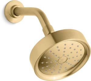 Single Function Showerhead in Vibrant® Brushed Moderne Brass