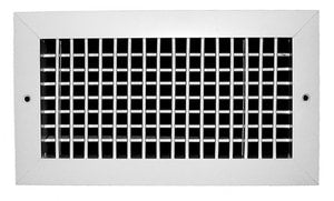 12X8 Alum Vert Horz Reg W/Obd Whit