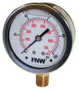 *Np 2-1/2 Ss / Br Liq Fill Ga 0-160