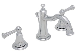 Two Handle Widespread Bathroom Sink Faucet in Polished Chrome