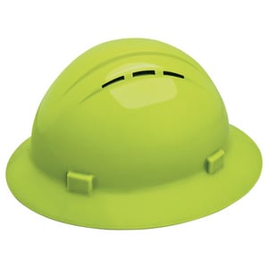 Full Brim Vented Rat Hard Hat Li