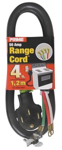 4Ft 4 Wire Range Cord 50 Amp