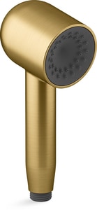Single Function Hand Shower in Vibrant Brushed Moderne Brass