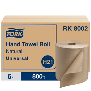 800 Ft Univ Hand Twl Rl Natu 6/Ca