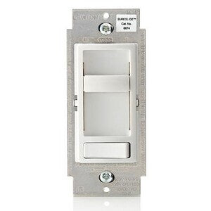 White Sureslide Dimmer Incan 150W 600W Led Cfl