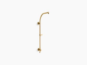 28-1/2 in. Shower Rail in Vibrant Brushed Moderne Brass