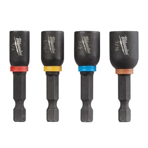 1-7/8 Mag Nut Drv Set 4 Pk