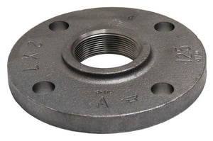 2X7-1/2 Blk Ci Thrd Comp Flg