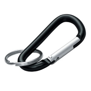 Lg C-Clip Alum Blac 5/Pk
