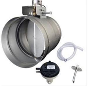 10 in. Make-up Air Damper Galvanized Steel