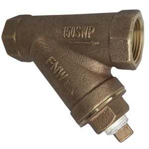 3/4 in. Wye Cast Bronze NPT 20 Mesh Valve Strainer