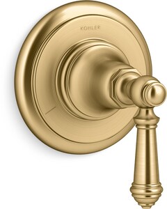 Single Handle Diverter Valve Trim in Vibrant® Brushed Moderne Brass