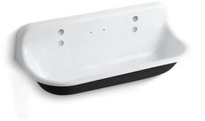 4 Ft Ci Wash Sink *Brockw Whit